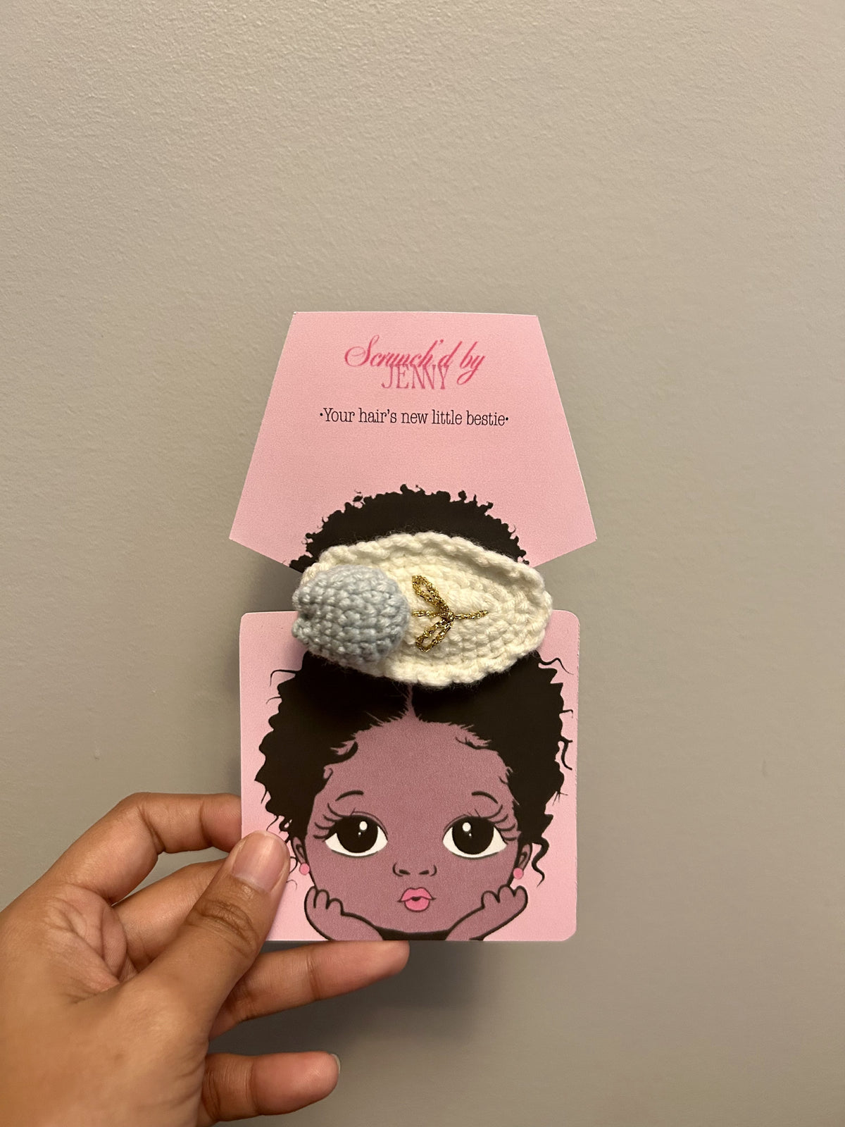 Handmade Crochet Hair Clips