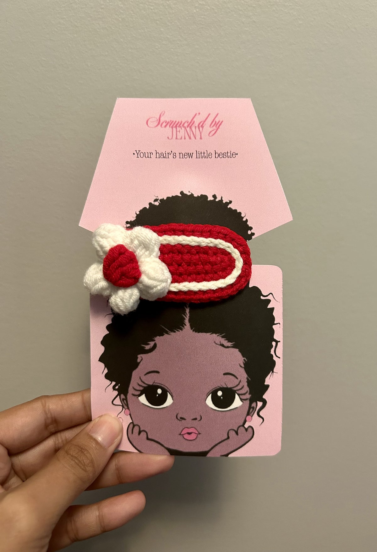 Handmade Crochet Hair Clips