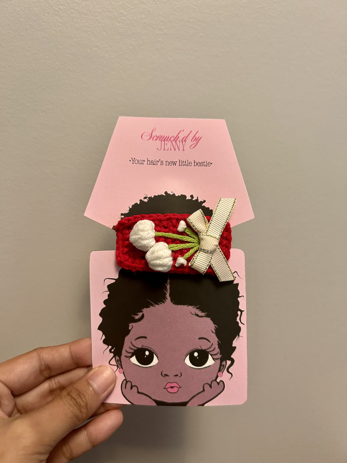 Handmade Crochet Hair Clips