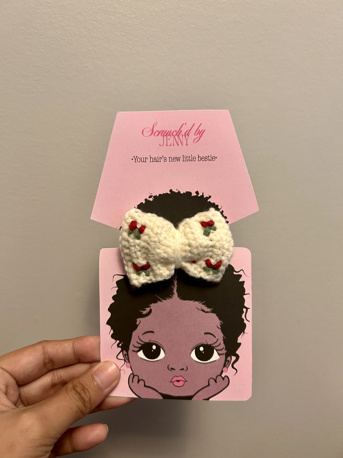 Handmade Crochet Hair Clips