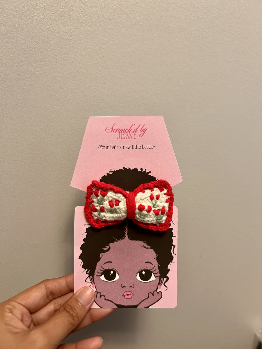 Handmade Crochet Hair Clips