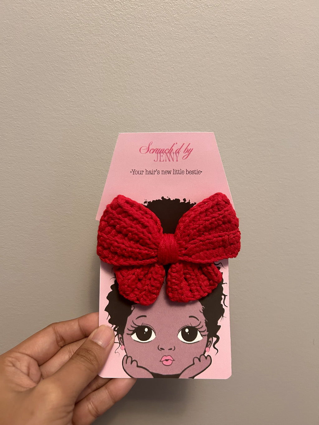 Handmade Crochet Hair Clips