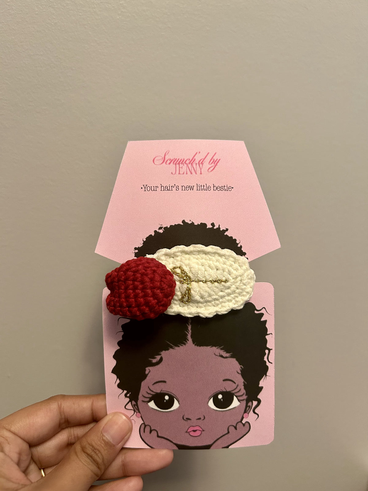 Handmade Crochet Hair Clips