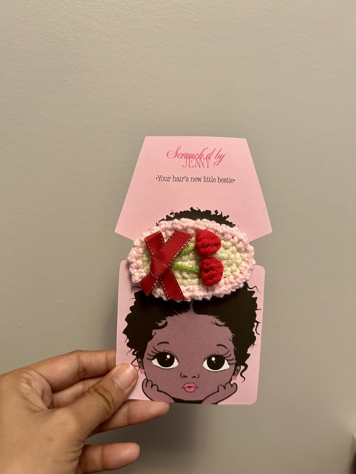 Handmade Crochet Hair Clips