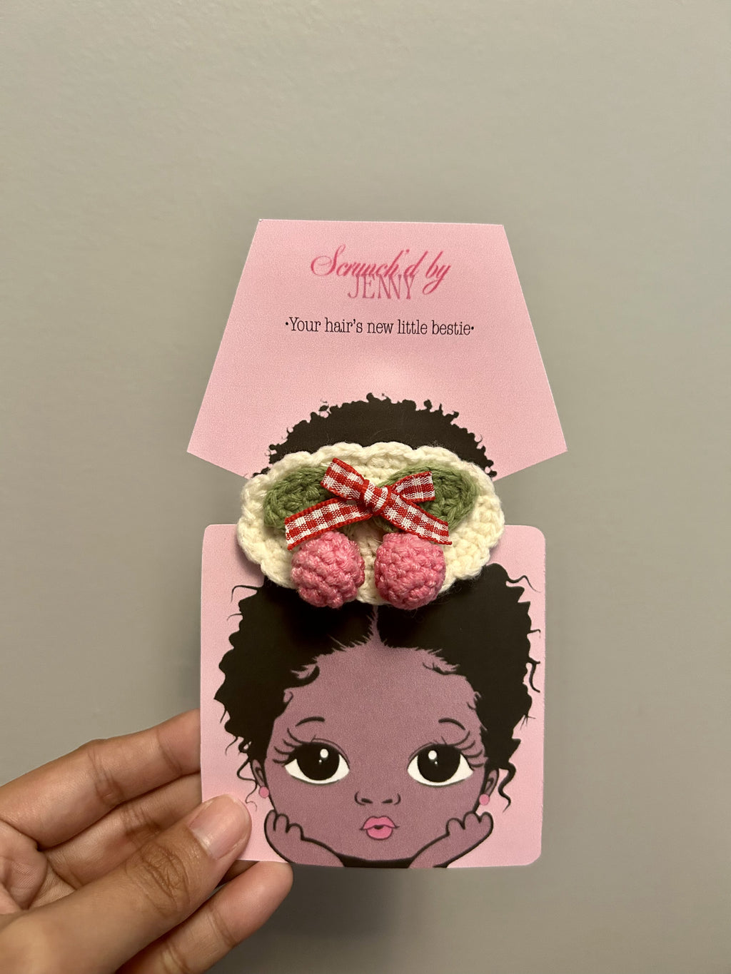 Handmade Crochet Hair Clips