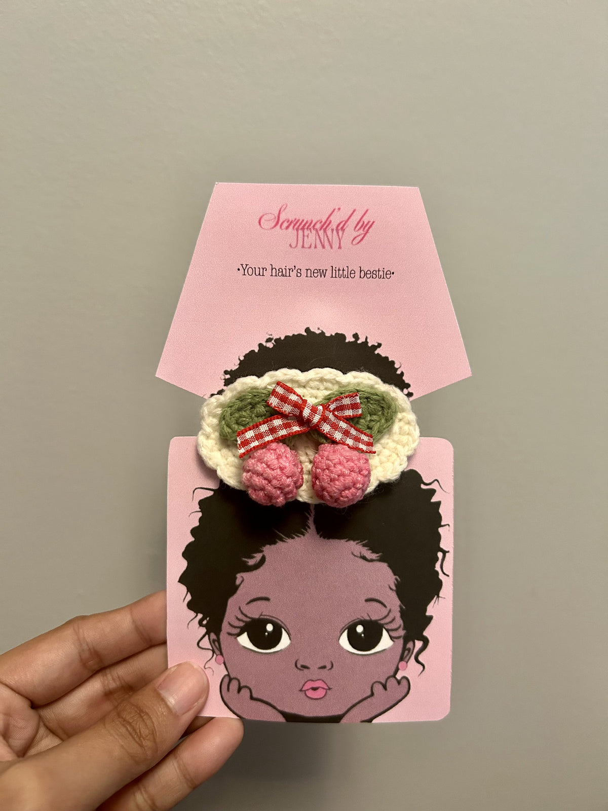 Handmade Crochet Hair Clips