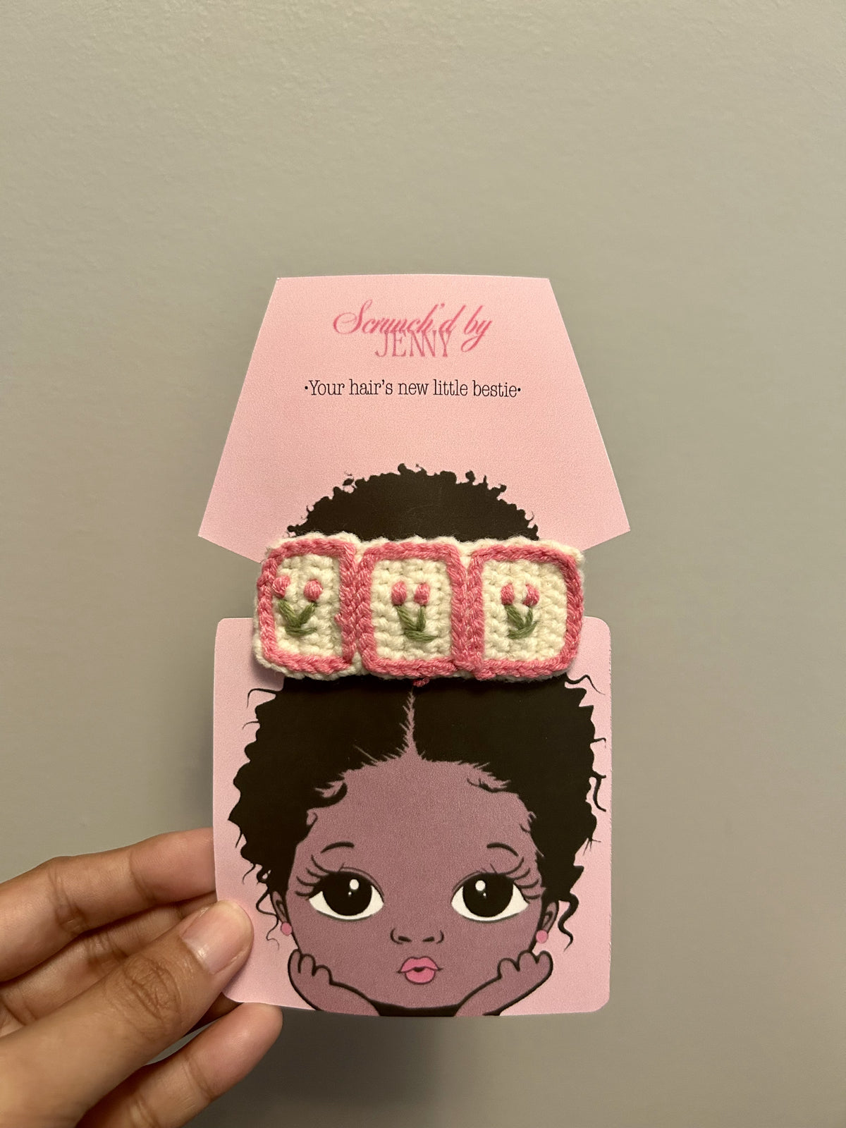 Handmade Crochet Hair Clips