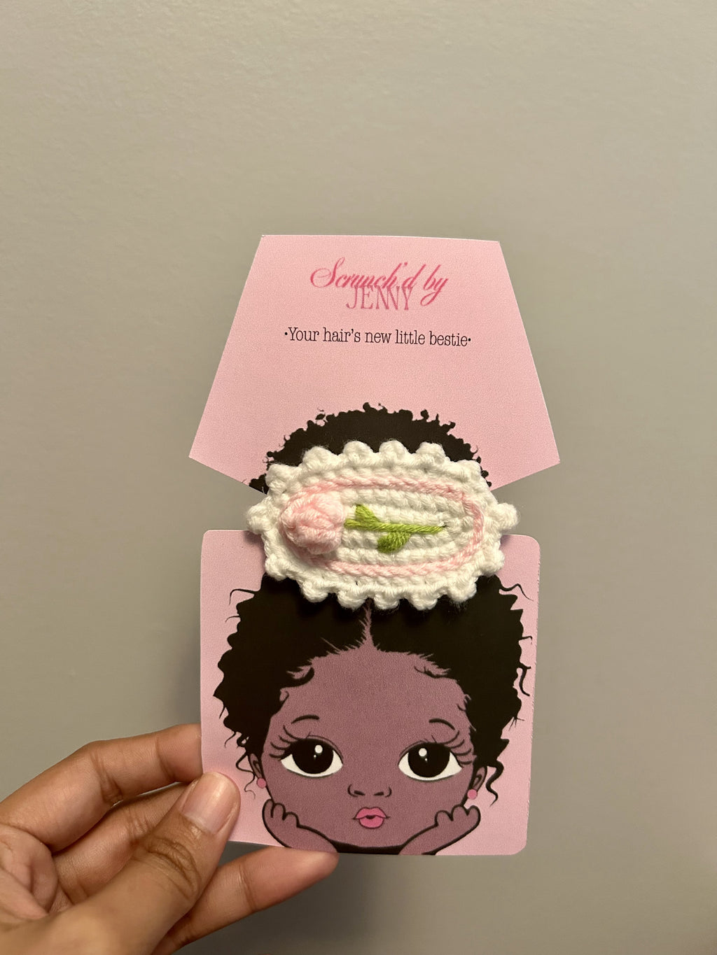 Handmade Crochet Hair Clips
