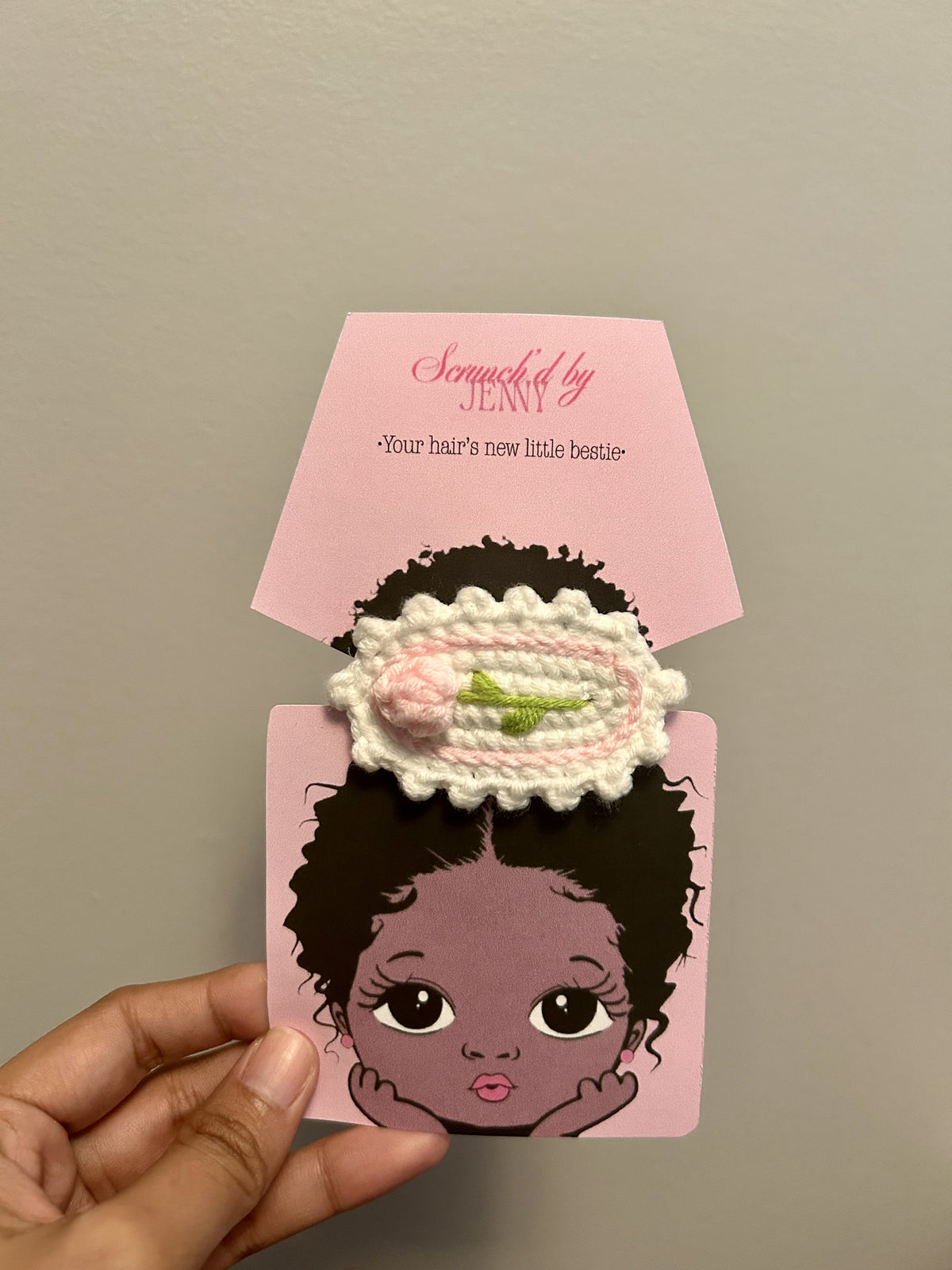 Handmade Crochet Hair Clips