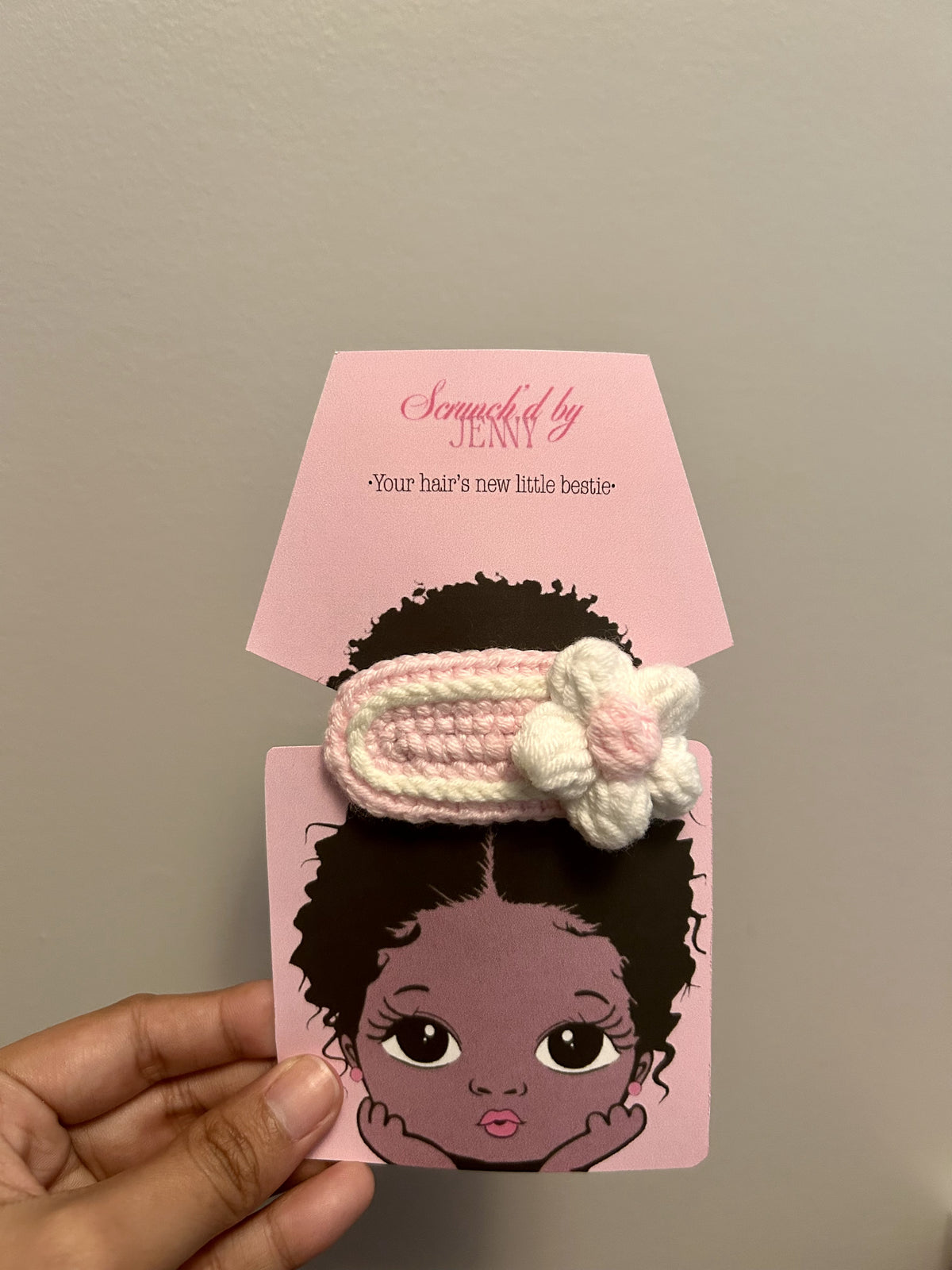 Handmade Crochet Hair Clips