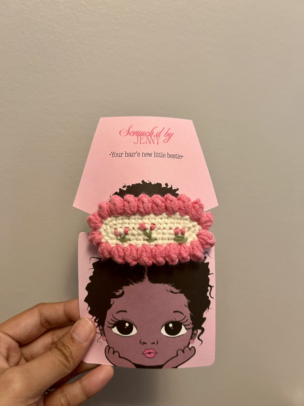 Handmade Crochet Hair Clips
