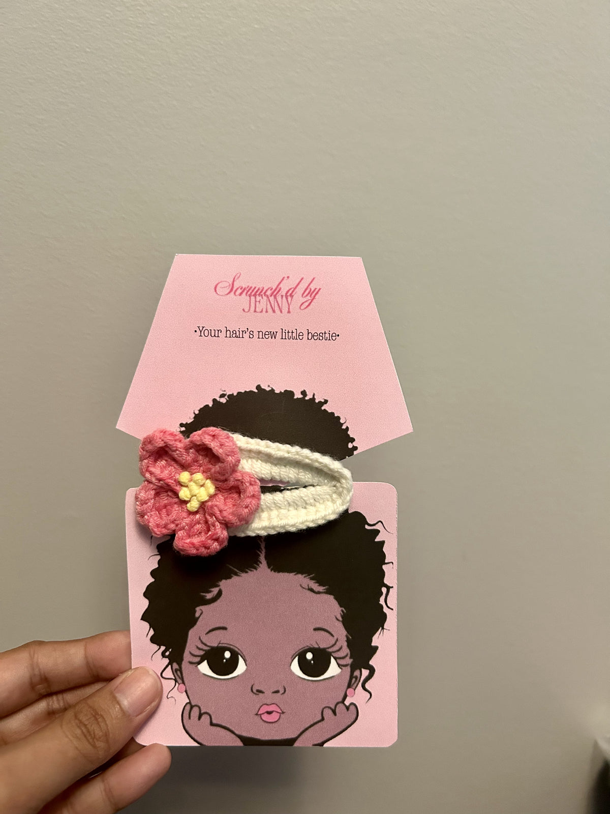 Handmade Crochet Hair Clips