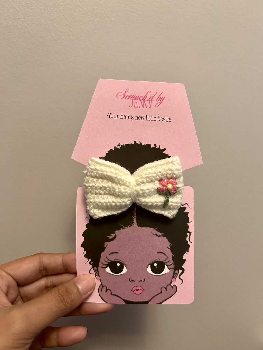 Handmade Crochet Hair Clips