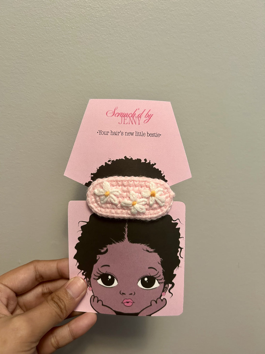 Handmade Crochet Hair Clips