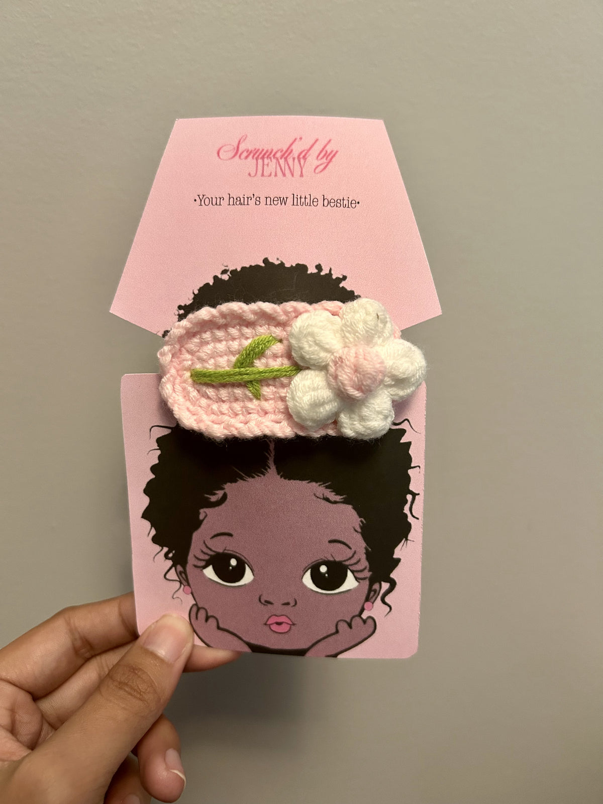 Handmade Crochet Hair Clips