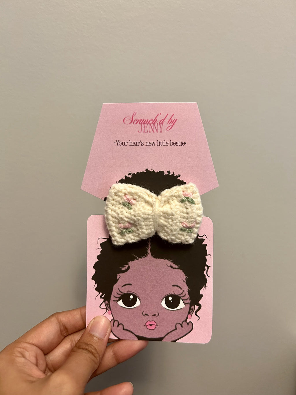 Handmade Crochet Hair Clips