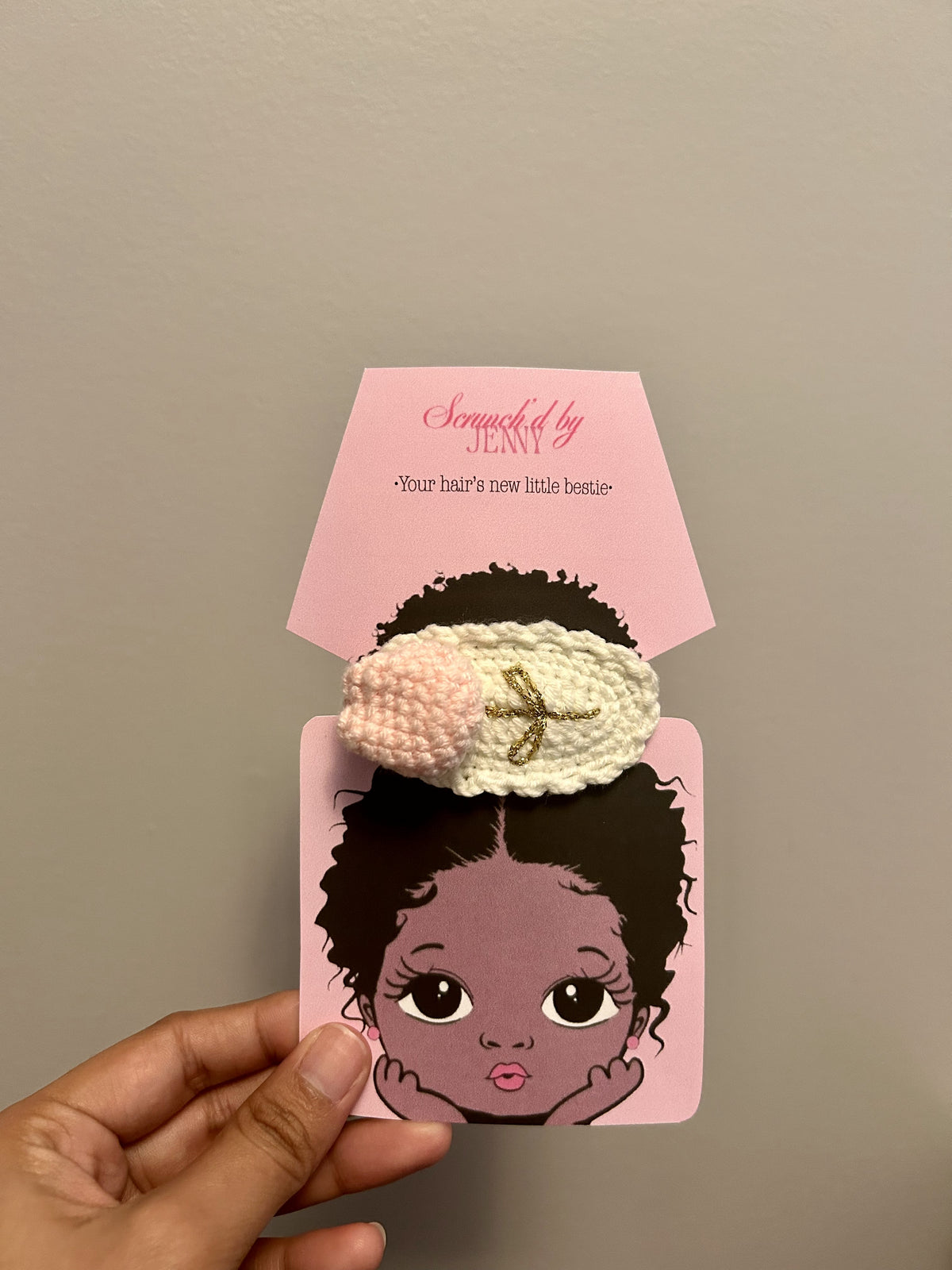 Handmade Crochet Hair Clips
