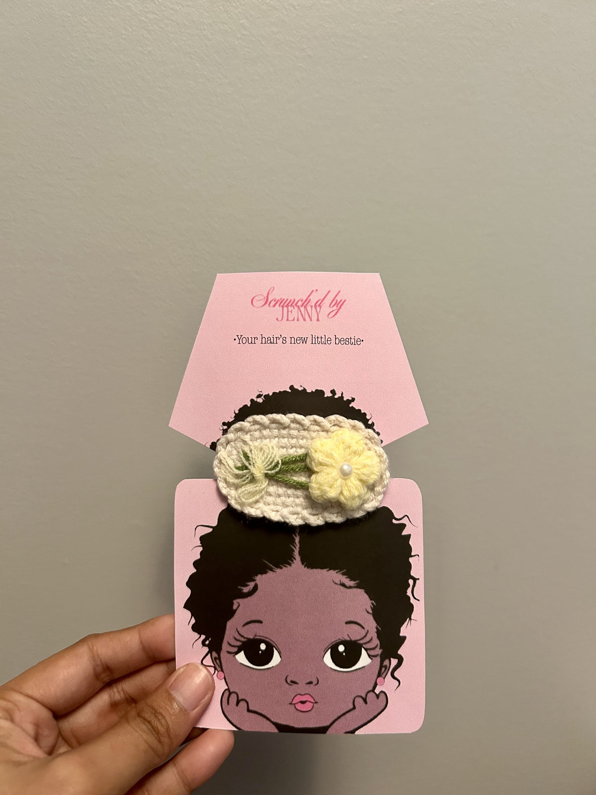 Handmade Crochet Hair Clips