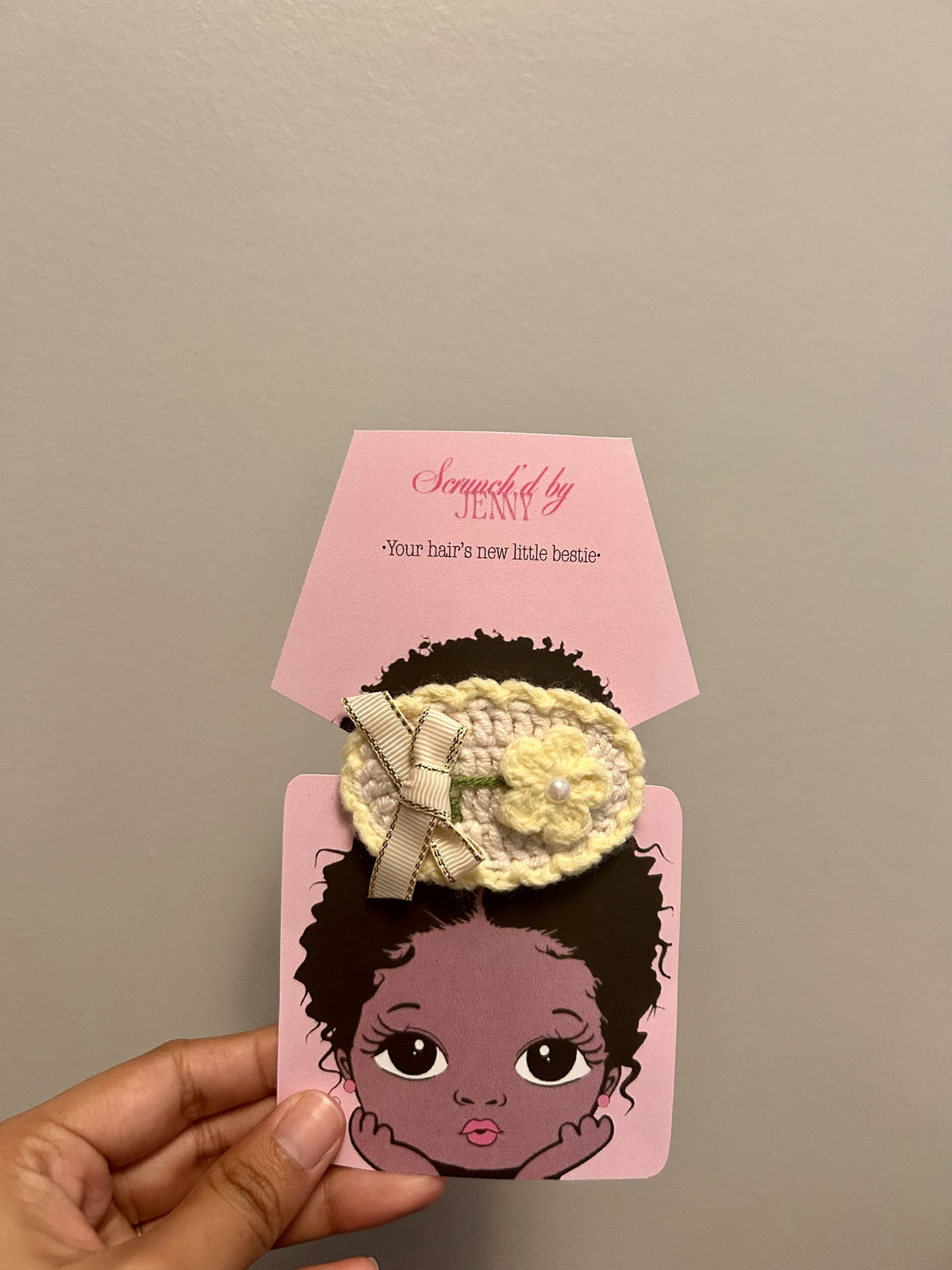Handmade Crochet Hair Clips