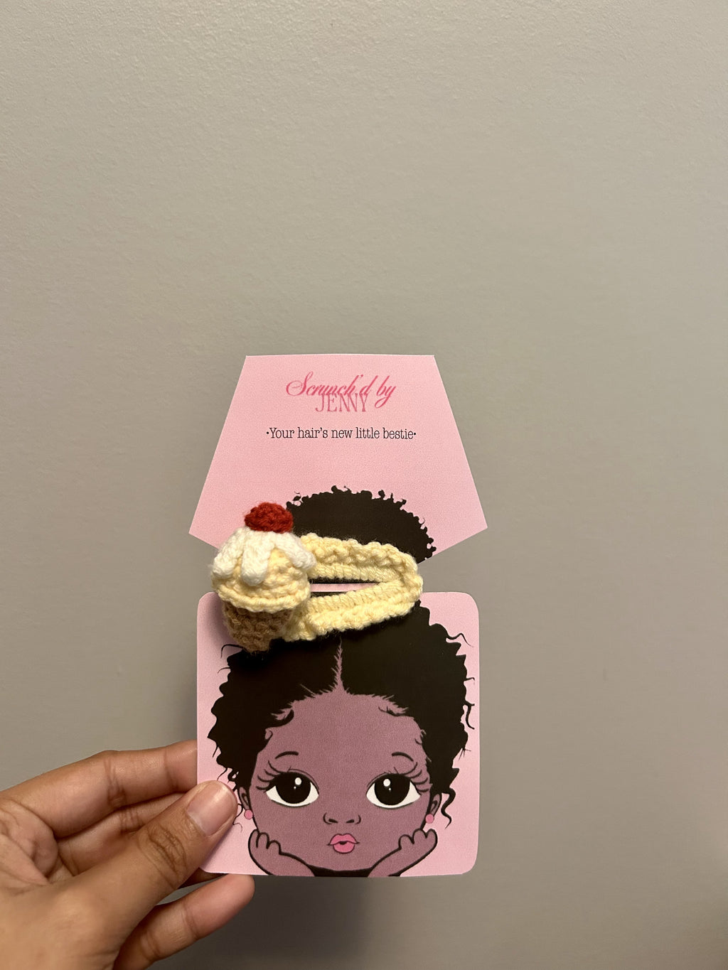 Handmade Crochet Hair Clips