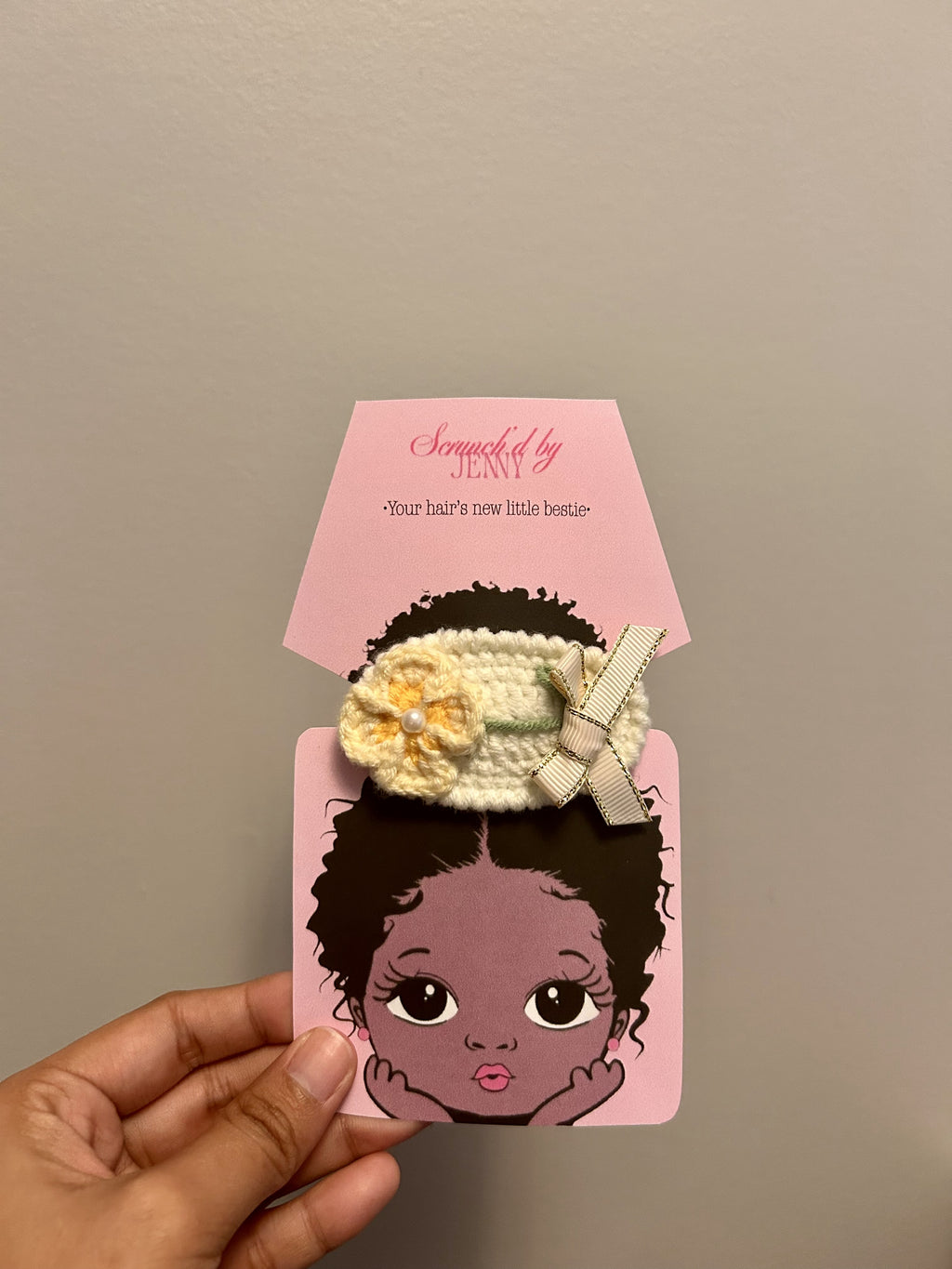 Handmade Crochet Hair Clips