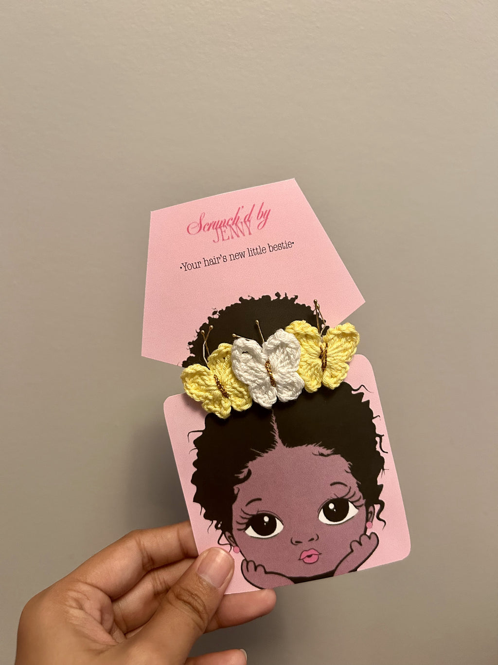 Handmade Crochet Hair Clips