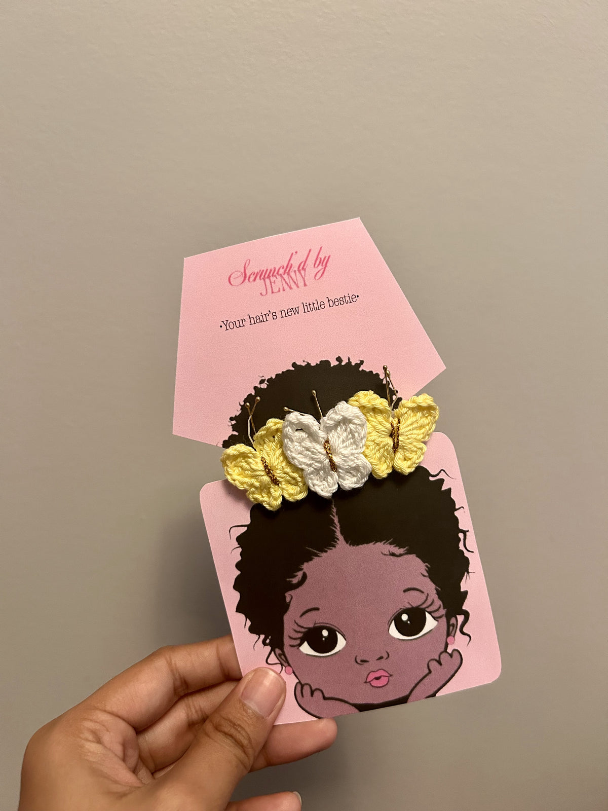 Handmade Crochet Hair Clips