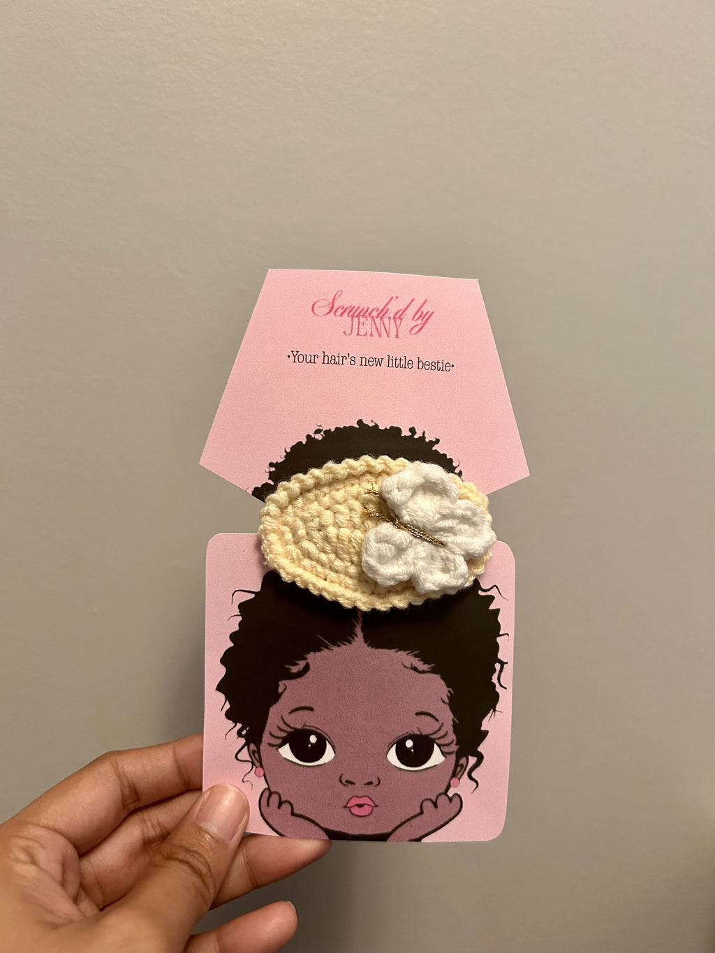 Handmade Crochet Hair Clips