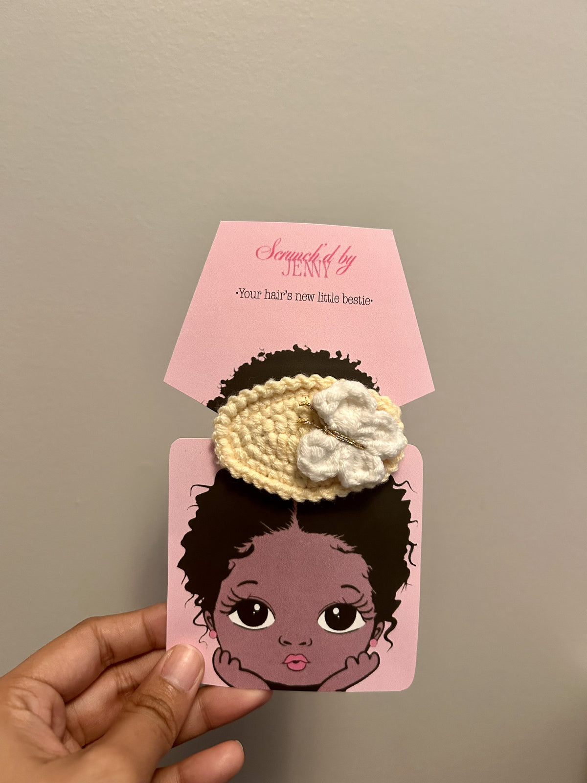 Handmade Crochet Hair Clips