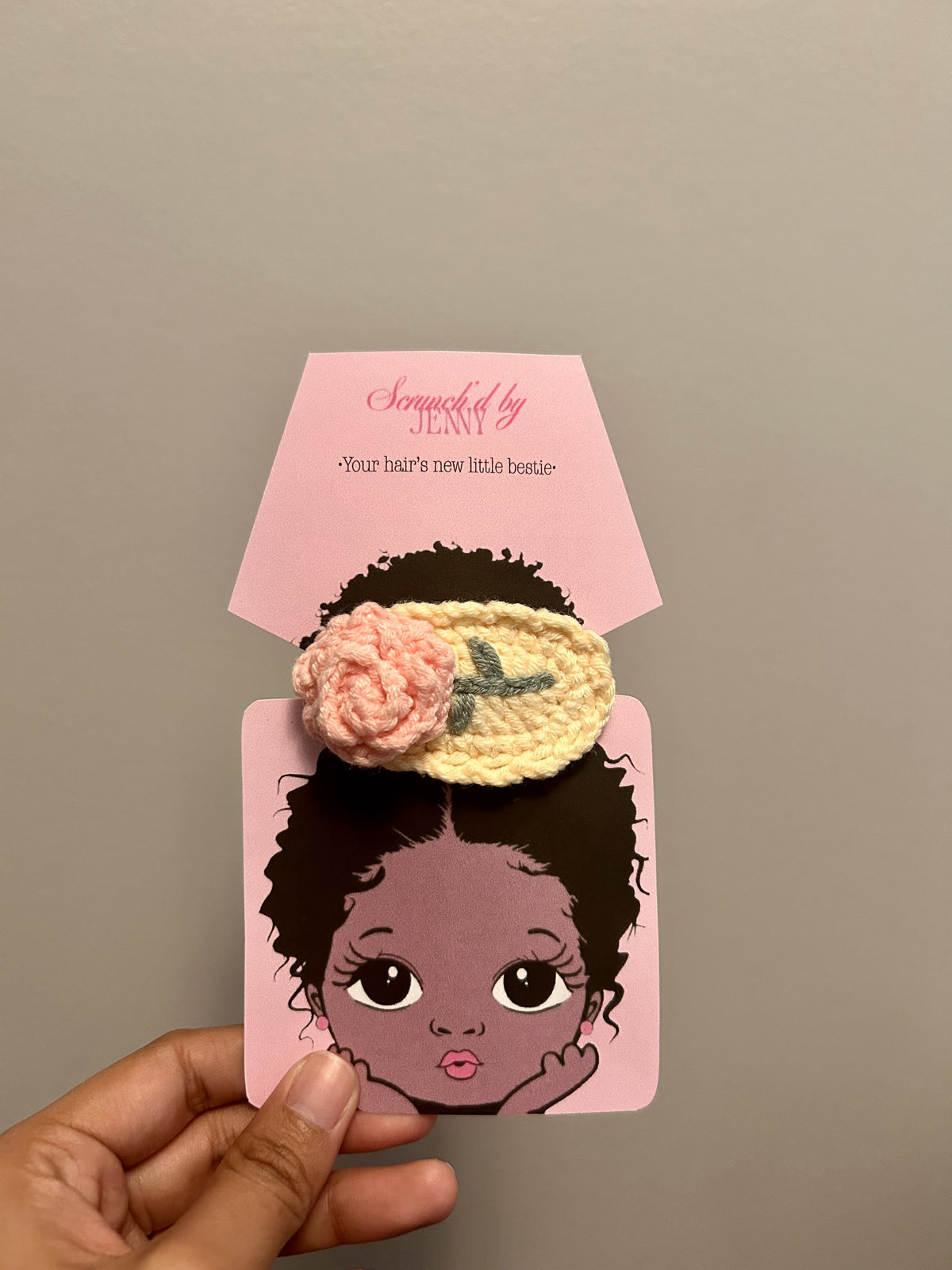 Handmade Crochet Hair Clips
