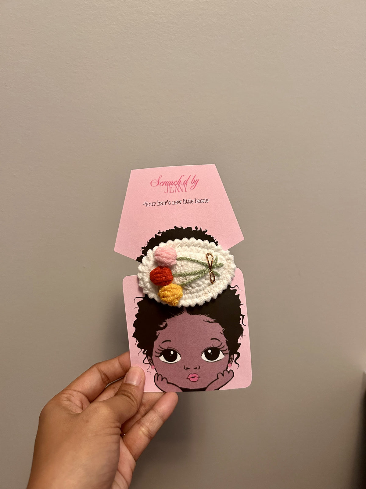 Handmade Crochet Hair Clips