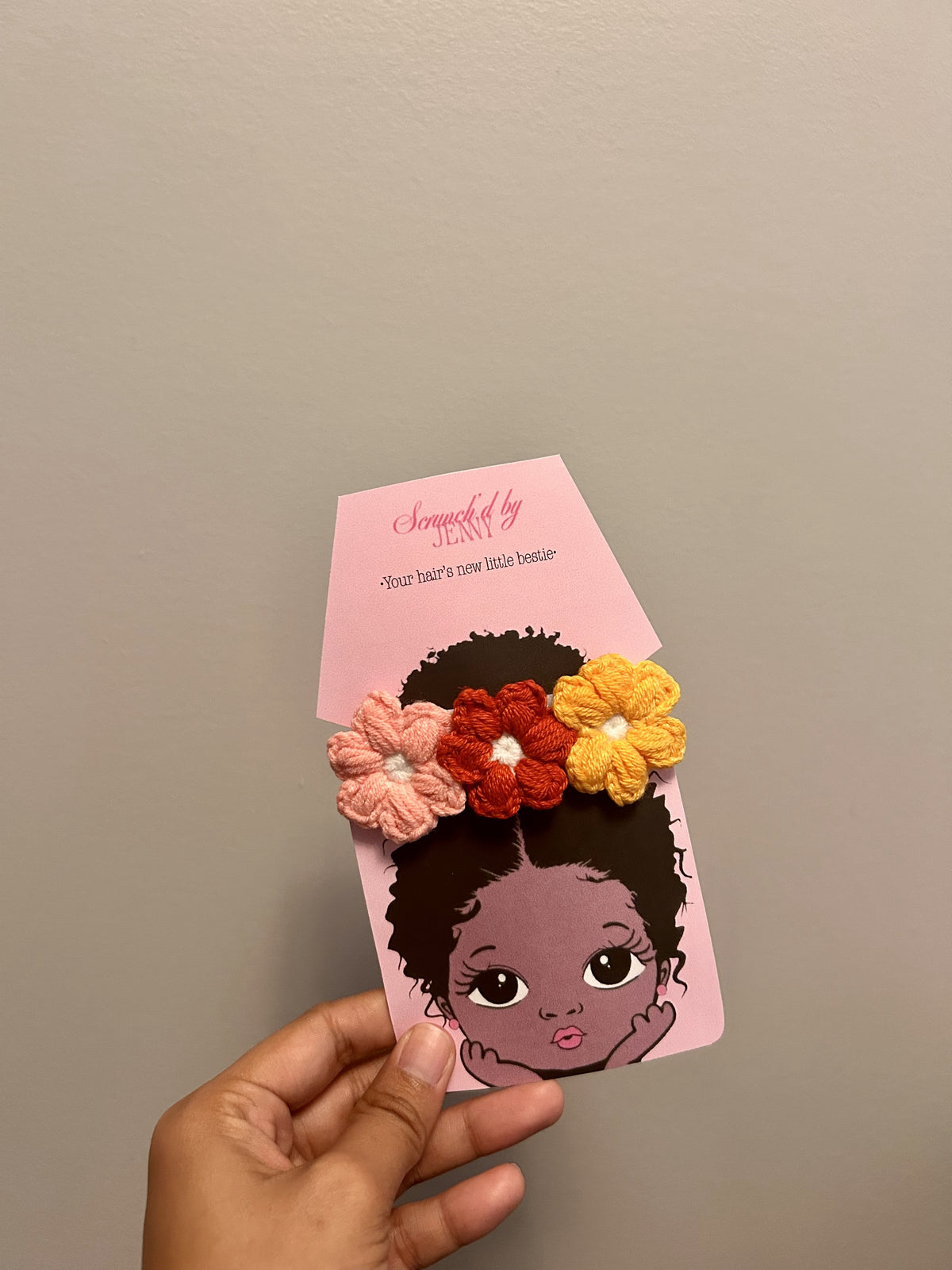 Handmade Crochet Hair Clips