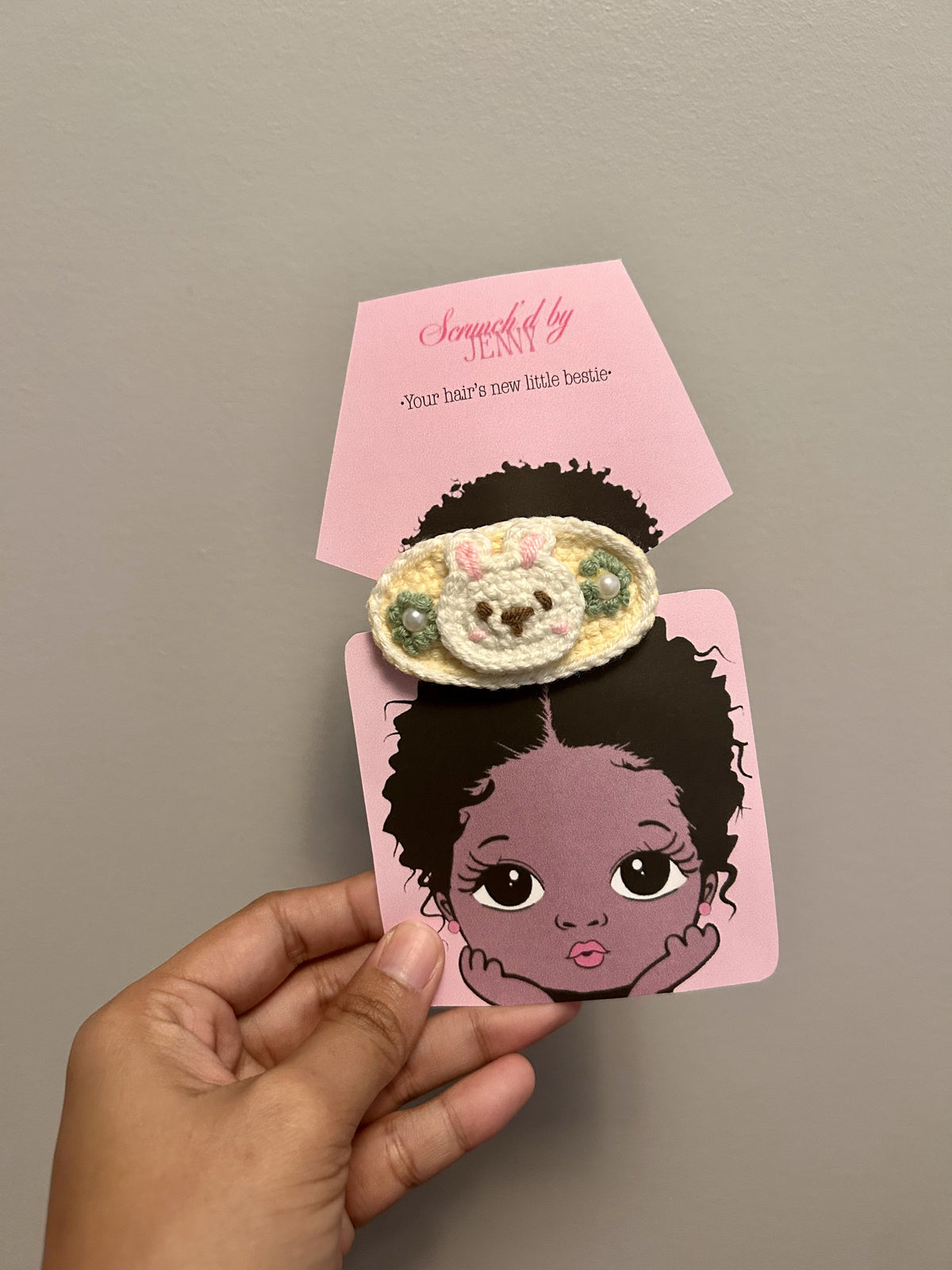 Handmade Crochet Hair Clips