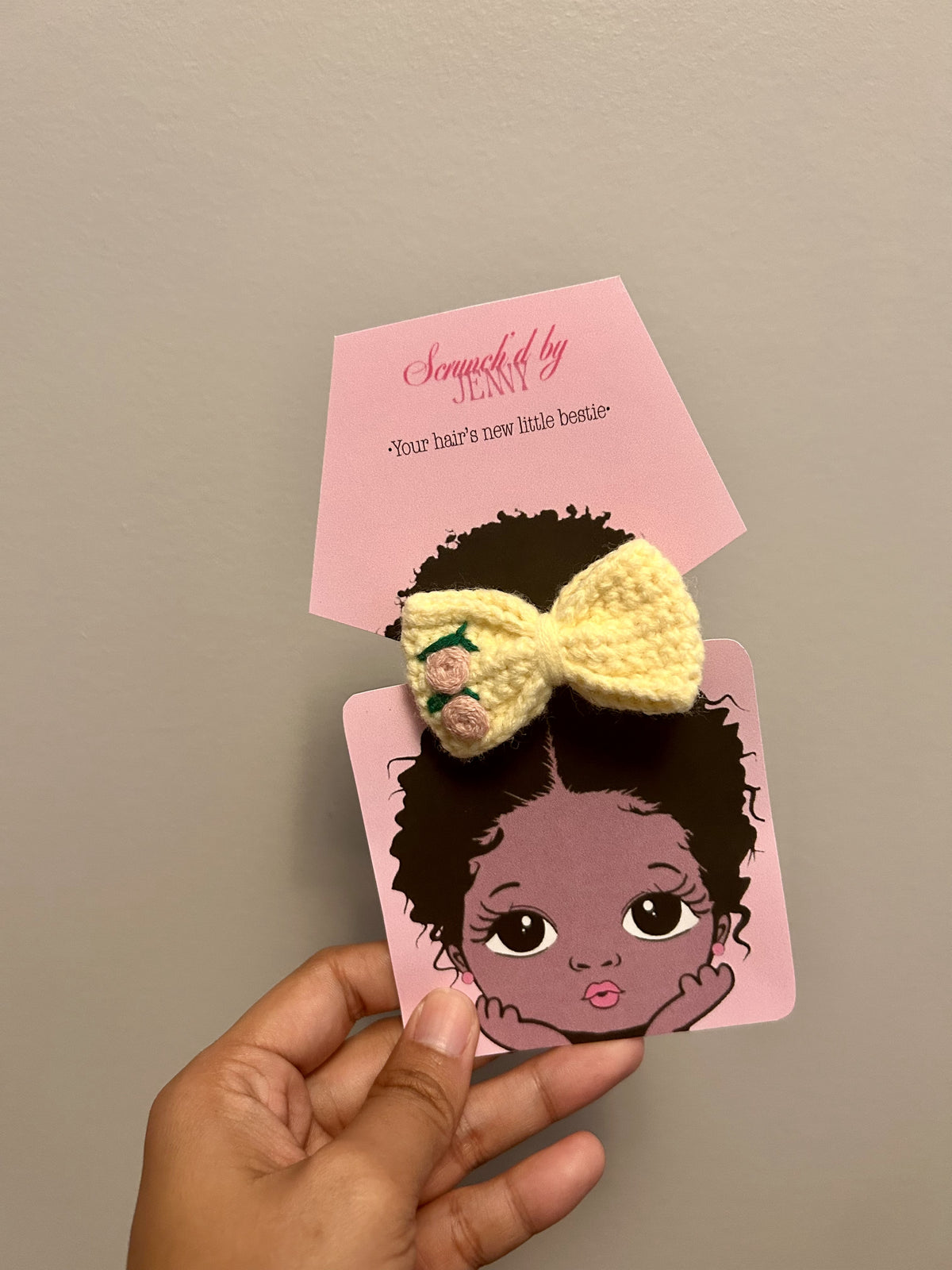 Handmade Crochet Hair Clips