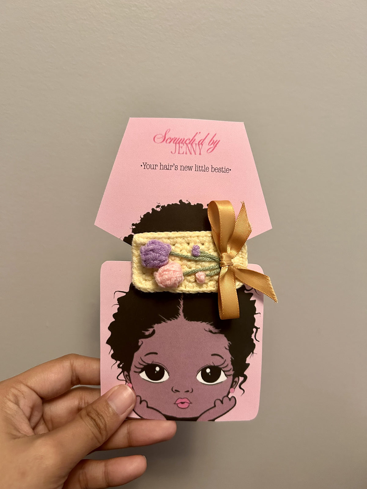 Handmade Crochet Hair Clips
