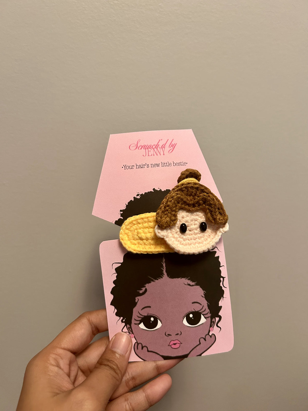 Handmade Crochet Hair Clips