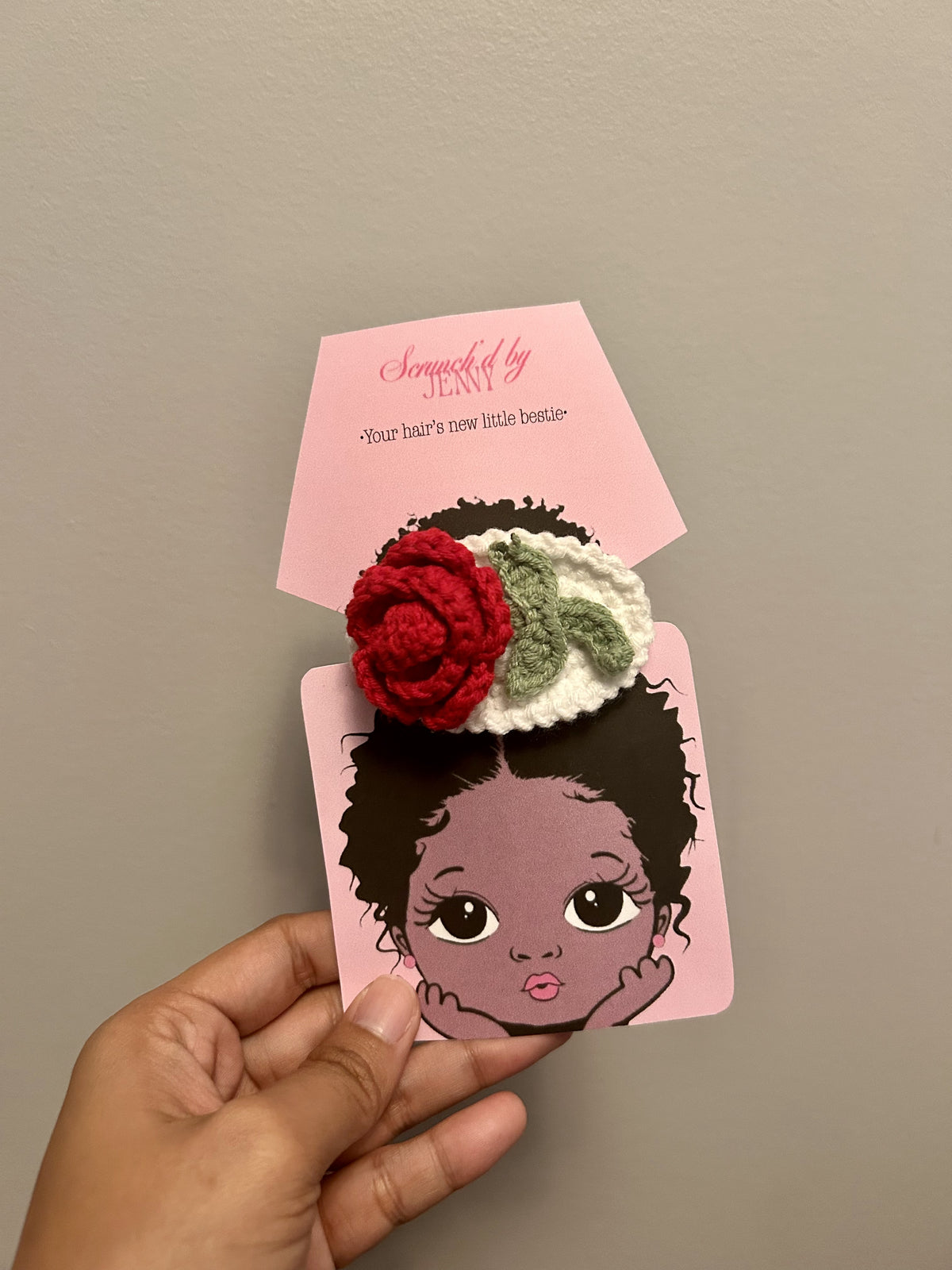 Handmade Crochet Hair Clips