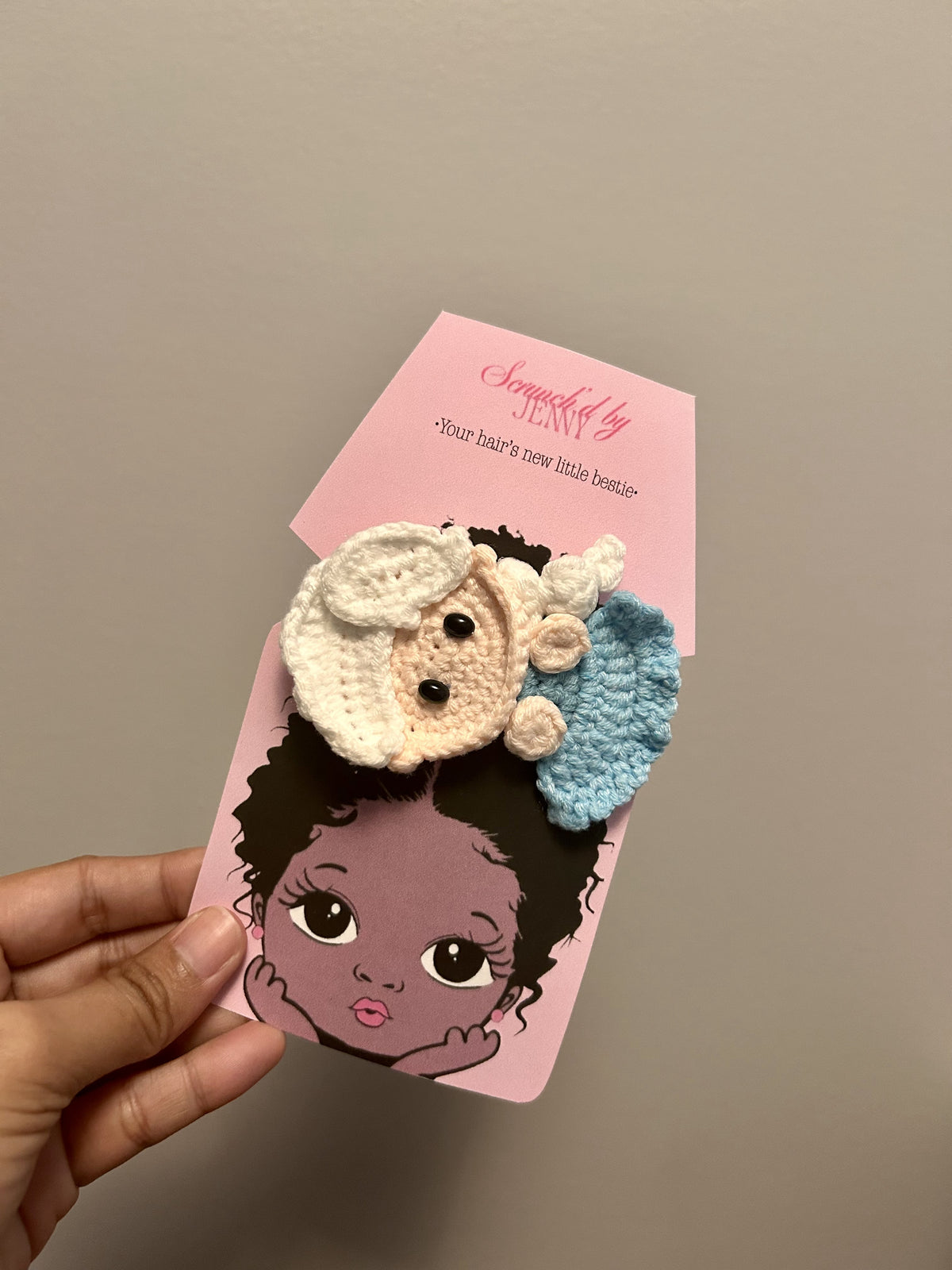 Handmade Crochet Hair Clips