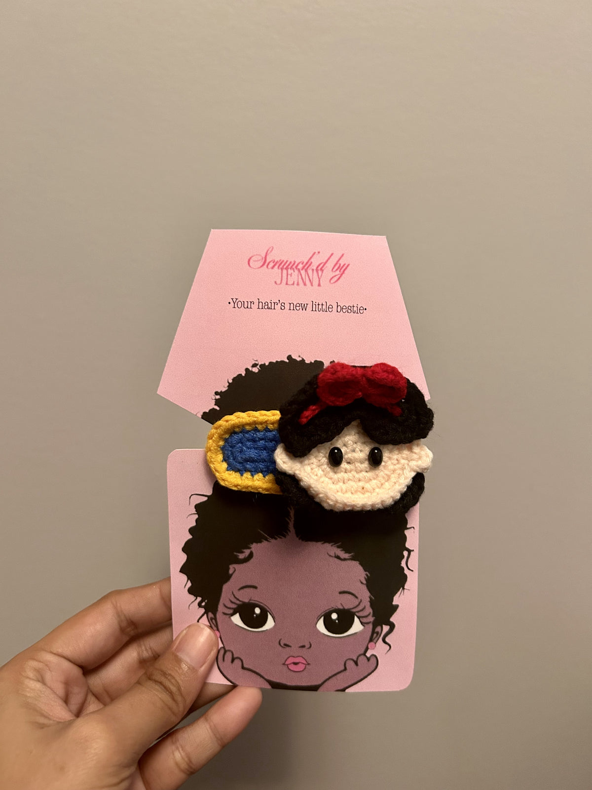 Handmade Crochet Hair Clips