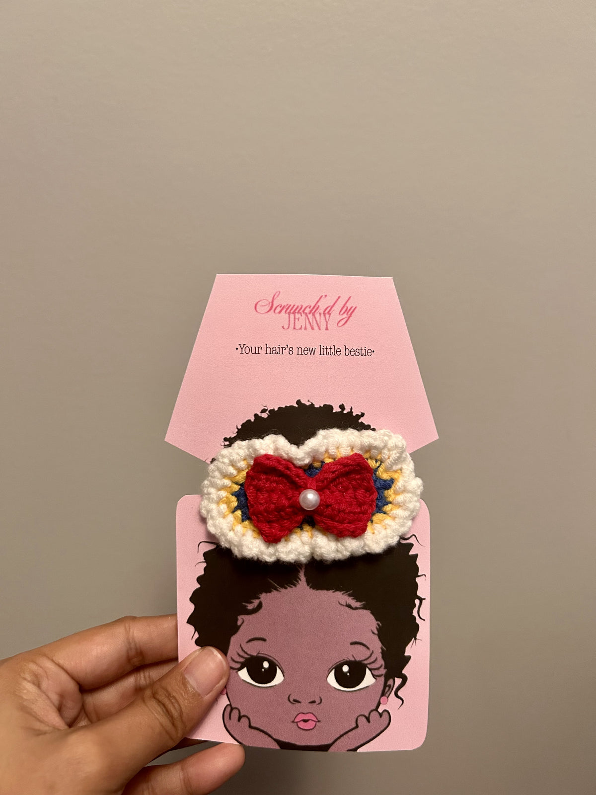 Handmade Crochet Hair Clips
